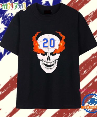 Skull Pete Alonso New York Mets Number 20 T Shirt