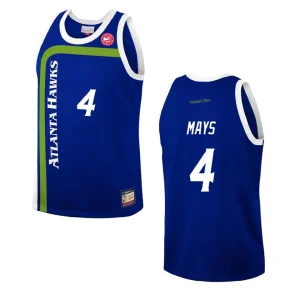 Atlanta Hawks Skylar Mays Hardwood Classics Fashion Jersey Blue - Alzaintravels