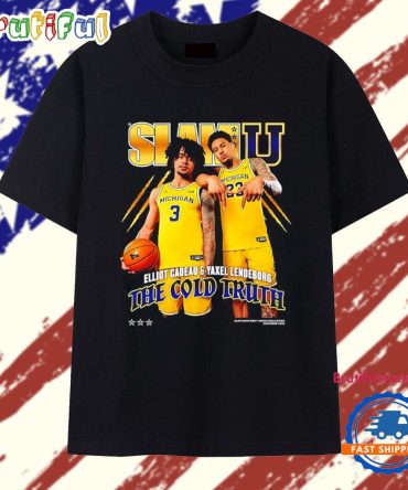Slam Michigan Wolverines Elliot Cadeau And Yaxel Lendeborg The Cold Truth T Shirt