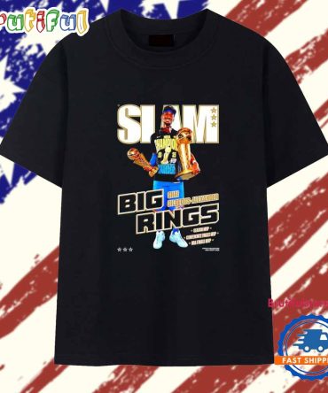 Slam Shai Gilgeous-Alexander Big Rings 2025 Nba Champions T Shirt