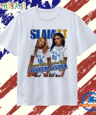 Slam Ucla Sienna Betts And Lauren Betts Sisters Sisters T Shirt