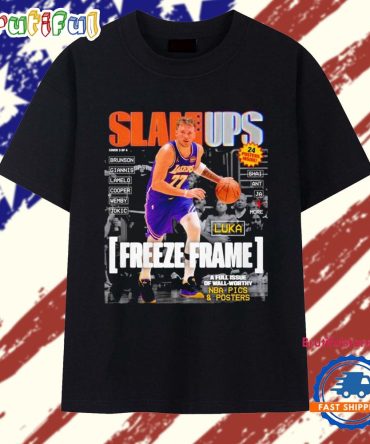 Slamups Luka Doncic La Lakers Magazine T Shirt
