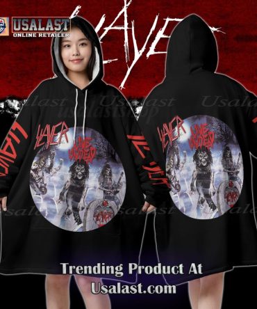 Slayer Live Undead Blanket Hoodie Hoodie Blanket
