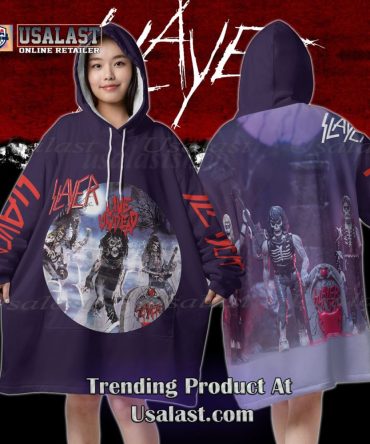 Slayer Live Undead Snug Blanket Hoodie