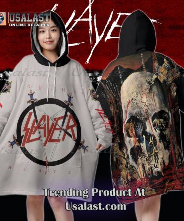 Slayer South Of Heaven Blanket Hoodie Hoodie Blanket