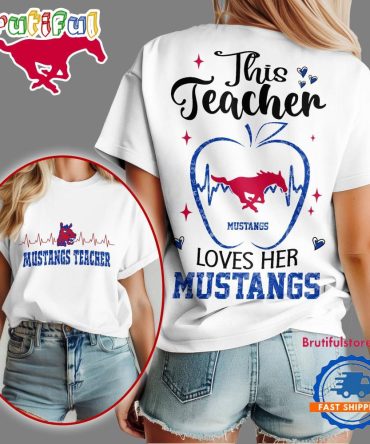 Smu Mustangs Teacher Appreciation Month Vintage T Shirt