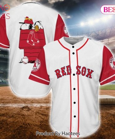 Red Sox Baseball Jersey With Snoopy Design – Limited Edition Fan Apparel