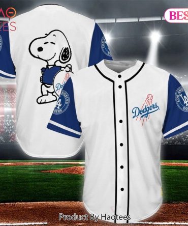 Limited Edition Dodgers Jersey With Snoopy Design – Perfect For Fans!