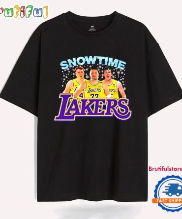 Snowtime Lakers Showtime Lakers Funny T Shirt