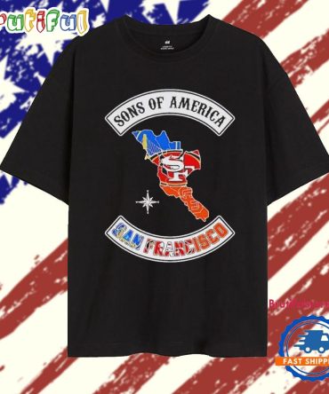 Sons Of America San Francisco Sports Logo 2025 T Shirt