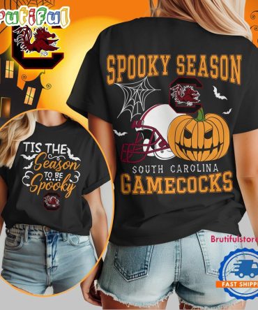 South Carolina Gamecocks 2025 Ncaa Halloween Spooky Season Vintage T Shirt