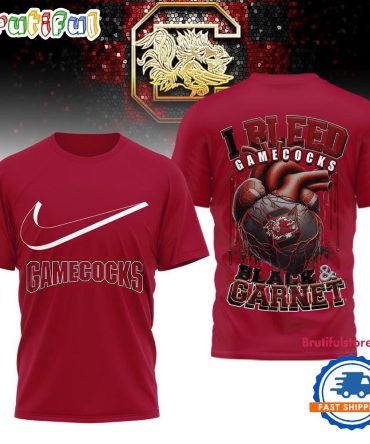 South Carolina Gamecocks 2025 Ncaa I Bleed Unisex 3D Shirt
