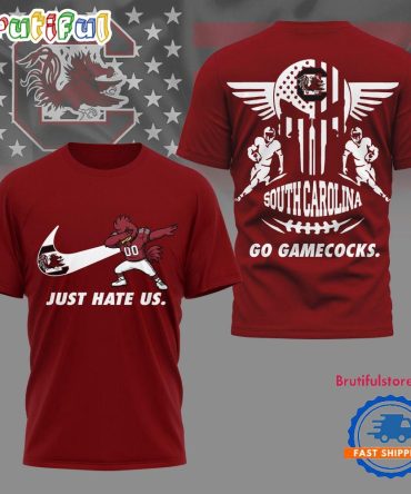 South Carolina Gamecocks 2025 Ncaa Just Hate Us Limited 3D Shirt