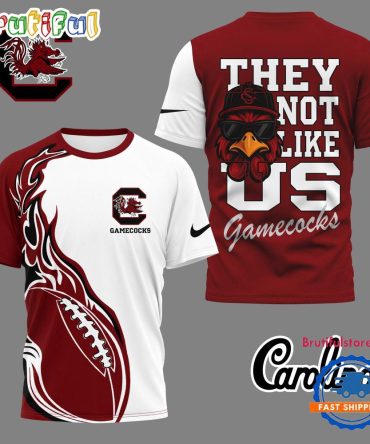 South Carolina Gamecocks 2025 Ncaa They Not Like Us Unisex 3D Shirt