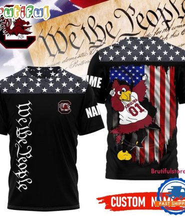 South Carolina Gamecocks 2025 Ncaa We The People Limited Edition 3D Shirt