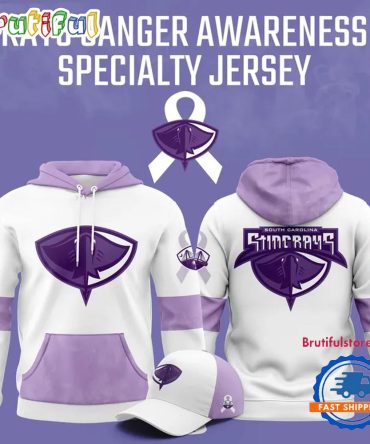 South Carolina Stingrays X Cancer 2025 Limited Edition Hoodie