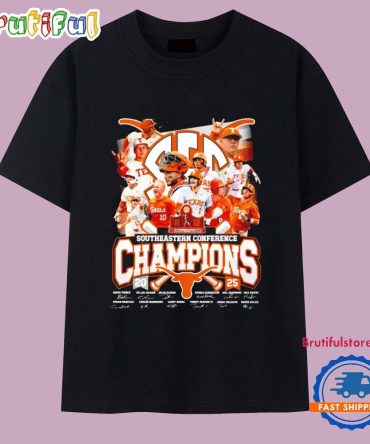 Southeastern Conference Champions 2025 Texas Longhorns T Shirt
