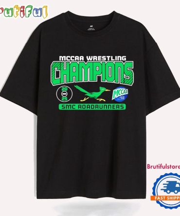 Southwestern Michigan College Men’S Wrestling 2025 Mccaa Champions T Shirt