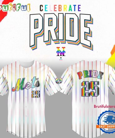 Special 2025 Pride Month New York Mets Baseball Jersey