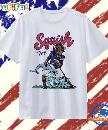 Squish The Fish Buffalo Bills Vs Miami T Shirt