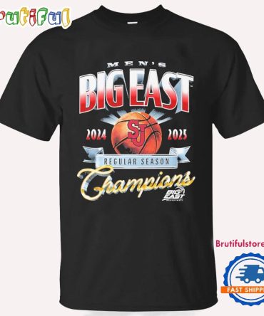 St John’S Red 2024 2025 Big East Regular Season Champions T Shirt