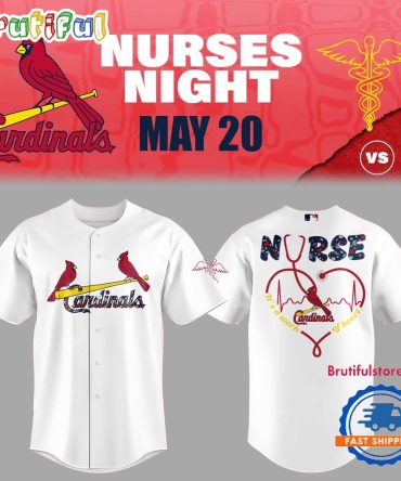 St. Louis Cardinals Nurses Night White Jersey