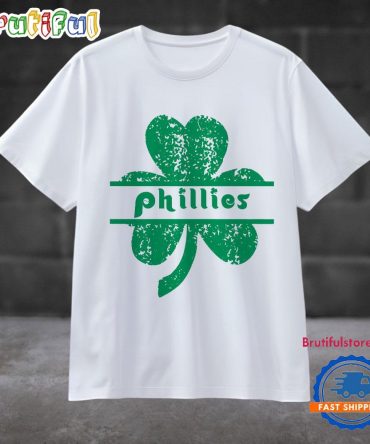 St Patricks Day Shamrock Phillies Baseball Sporty 2025 T Shirt