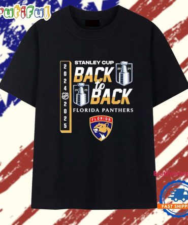 Stanley Cup Champions 2024-2025 Florida Panthers Back To Back T Shirt
