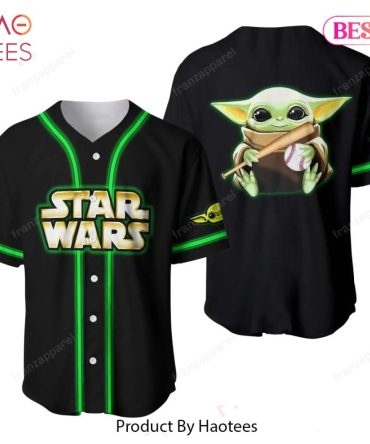 Star Wars Baseball Jersey - Grogu Design , Premium Quality , Unisex , Perfect Gift For Fans!