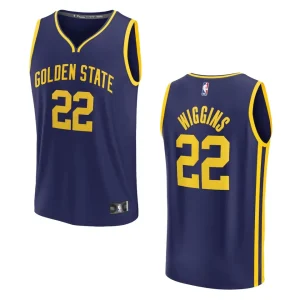 Golden State Warriors Fast Break Andrew Wiggins 2022-23 Statement Navy Jersey - Alzaintravels