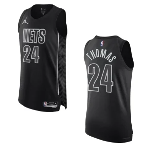 2022-23 Statement Edition Brooklyn Nets Cam Thomas Black Authentic Jersey - Alzaintravels
