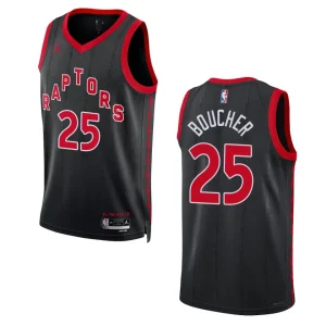 2022-23 Statement Edition Toronto Raptors Chris Boucher Black Swingman Jersey - Alzaintravels