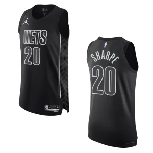 2022-23 Statement Edition Brooklyn Nets Day'Ron Sharpe Black Authentic Jersey - Alzaintravels