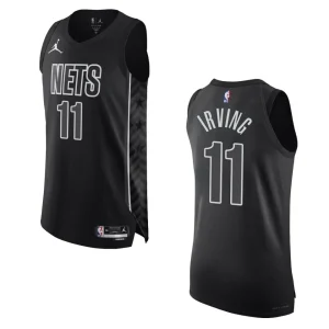 2022-23 Statement Edition Brooklyn Nets Kyrie Irving Black Authentic Jersey - Alzaintravels