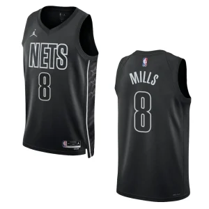 2022-23 Statement Edition Brooklyn Nets Patty Mills Black Swingman Jersey - Alzaintravels