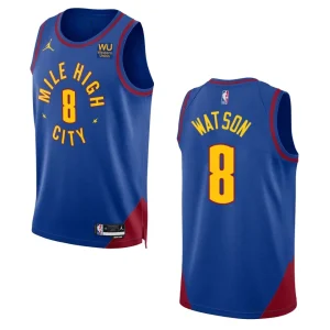 2022-23 Statement Edition Denver Nuggets Peyton Watson Royal Swingman Jersey - Alzaintravels