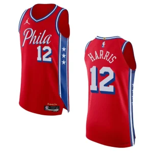2022-23 Statement Edition Philadelphia 76ers Tobias Harris Red Jersey - Alzaintravels