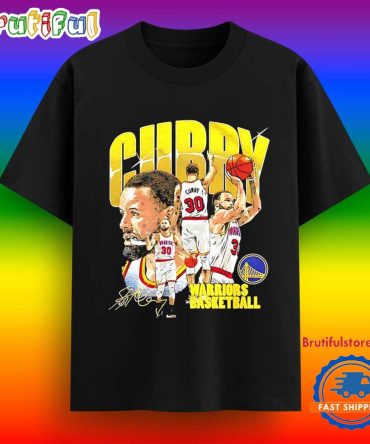 Steph Curry Golden State Warriors College Signature T Shirt