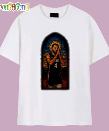 Stephen Curry Golden State Warriors Stained Glass T Shirt