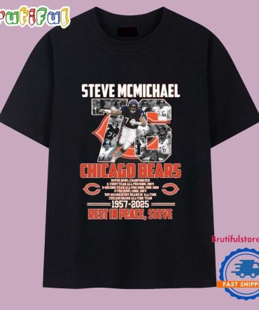 Steve Mcmichael Bear 1957 2025 Rest In Peace Steve T Shirt
