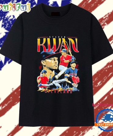 Steven Kwan Cleveland Guardians Baseball Collage T Shirt