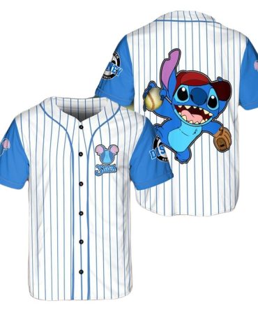 Stitch Baseball Jersey - Fun Disney Sportswear For Kids & Adults