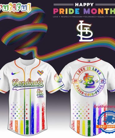St.Louis Cardinals 2025 Happy Pride Month Limited Edition Baseball Jersey