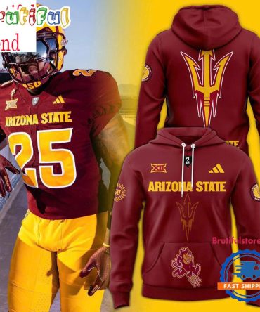 Sun Devil Football 2025 Core Uniform Red Hoodie