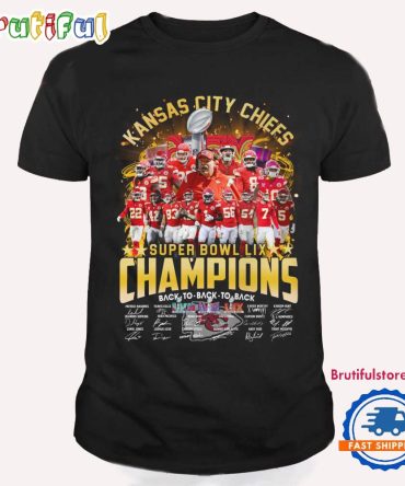 Super Bowl Lix 2024 2025 Champions Kansas City Chiefs Team Player Winner T Shirt