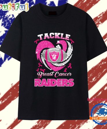 Tackle Breast Cancer Las Vegas Raiders 2025 T Shirt
