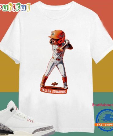 Tallen Edwards Oklahoma State Softball Caricature T Shirt