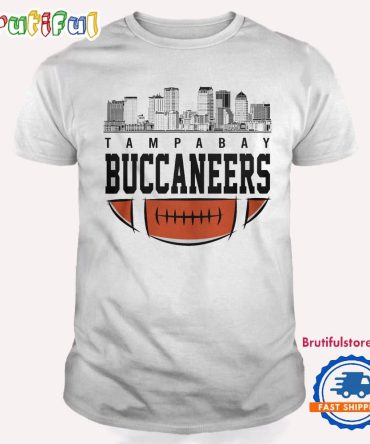 Tampa Bay Buccaneers Nfl 2025 City Skyline T Shirt