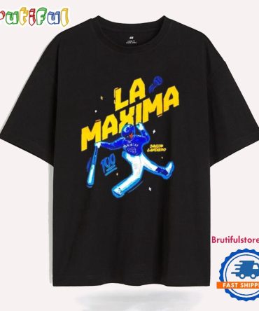 Tampa Bay Rays La Maxima Junior Caminero Game T Shirt