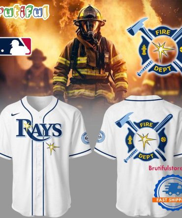 Tampa Bay Rays X Firefighter Appreciation Night White Jersey